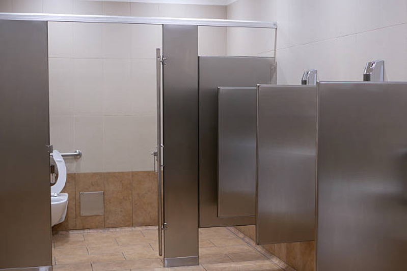 Divisória para Banheiro em Pvc Leopoldo de Bulhões - Divisória de Granito para Banheiro